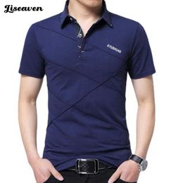 T-shirts masculins liseaven 2021 hommes t-shirts t-shirts à rayures décontractées hommes à manches courtes tee-shirt vêtements camisetas hommes t-shirt plus taille y2302