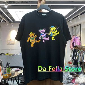 T-shirts masculins T-shirt des petits ours 2021SS Femmes Men de haute qualité Carton Digital imprimé Market Casual Market Tee Tops Clain à manches courtes T230602