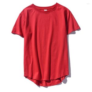 Camisetas para hombre LOGO Camisa con parte inferior de arco largo Algodón puro Personalice sus imágenes Camiseta de manga corta informal