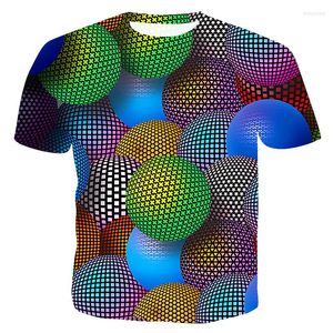 Heren t shirts loldeal Europe en de Verenigde Staten printbal casual t-shirt slanke korte mouwen tij ronde nek mannen