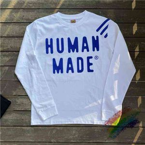T-shirts pour hommes à manches longues HUMAN MADE T-shirt Hommes Femmes 1 1 Meilleure qualité T-shirt Lettre Impression HUMAN MADE Tee Tops T220909