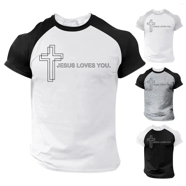 T-shirts pour hommes Longue séance d'entraînement Hommes Hommes Mode d'été Casual Attache 3D Impression numérique Tuxedo pour col en V