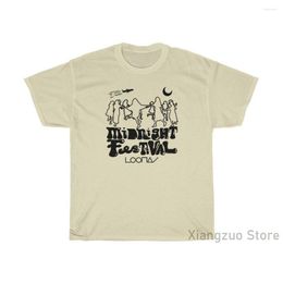 T-shirts pour hommes LOONA Midnight Festival Unisexe Concert Tour T-shirt Coton Casual Hommes Chemise Femmes Tee Tops