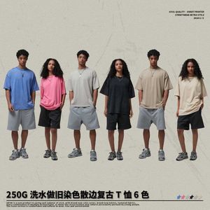 T-shirts masculins chemise courte à bords lâches H240429