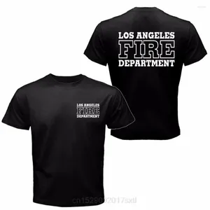 T-shirts pour hommes service d'incendie de Los Angeles recherche et sauvetage San Andreas film vêtements T-shirt haute qualité hauts t-shirts Hipster