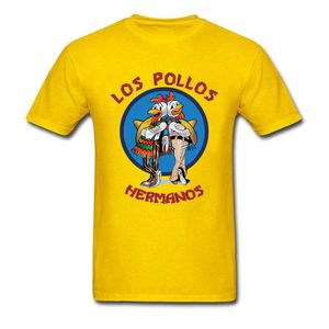 T-shirts hommes Hermanos T-shirts Breaking Bad Série TV Imprimer Streetwear Hommes Femmes Mode Pur Coton T-shirt Tees Tops Mâle Femme 022223H