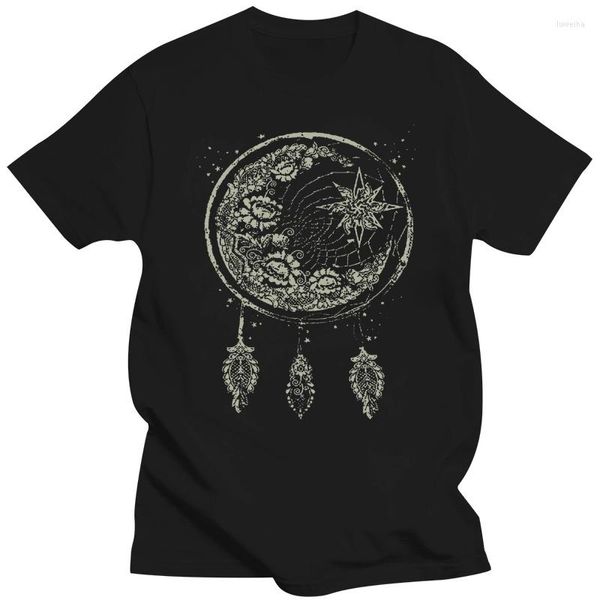 T-shirts pour hommes Lost Gods Moon Dream Catcher Mens Graphic Shirt Homme Customized Tee