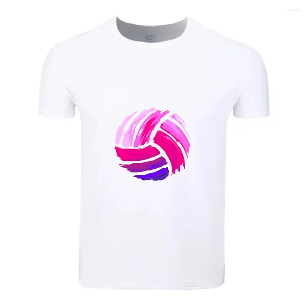 Camisetas para hombres Amor Voleibol Moda Algodón Tamaño grande Estudiantes Camiseta de verano Manga corta Hombres Mujeres Niños Niñas Camisa Camisetas Camiseta para niños
