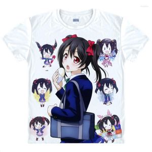 Heren t shirts lovelive shirt school idool love live t-shirt aqours kousaka honoka yazawa nico minami kotori top tee anime mode mannen t-shirt