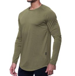 T-shirt da uomo Lu Men Yoga Outfit T-shirt sportiva a maniche lunghe Uomo Sport Style Abbigliamento fitness aderente Abbigliamento elastico Quick Dry Dhdyo 145