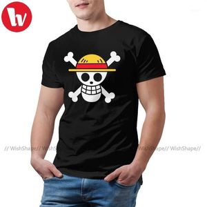 T-shirts pour hommes Luffy T-shirt One Piece Logo T-shirt à manches courtes surdimensionné Tee drôle homme décontracté Tshirt1306L