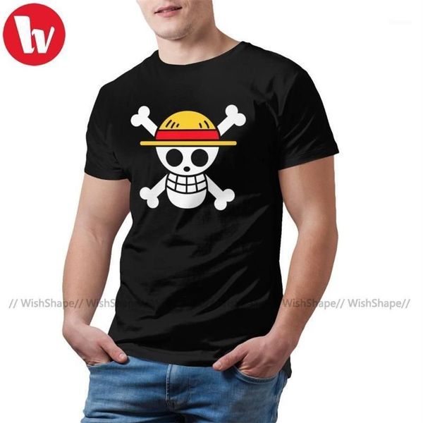 T-shirts pour hommes Luffy T-shirt One Piece Logo T-shirt à manches courtes surdimensionné Tee drôle homme décontracté Tshirt1290S
