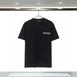 T-shirts pour hommes T-shirt de luxe imprimé Mode Hip Hop Streetwear Dégradé de colorant Polos Chemises en coton Vêtements décontractés Qwer