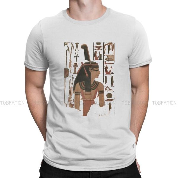 Camisetas de hombre Maat Camiseta clásica para hombre Egipcio Antiguo Egipto Cultura Ropa Estilo Camiseta Suave Impreso LooseMen's Men's Men's