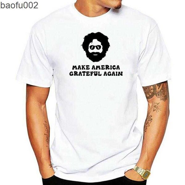 Camisetas para hombre Make America Grateful Again Shirt Camiseta divertida con gráfico de Jerry García The Grateful-Dead Merch Shirts Gift Gfor Fans Hipster Tops W0224