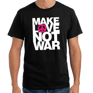 T-shirts voor heren Make Love Not Was Peace Harmony Anti War Show Me Freedom Polits