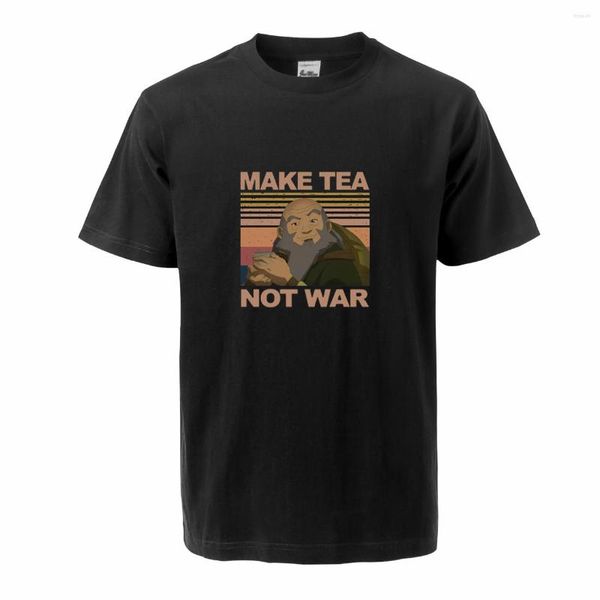 Camisetas para hombre, Camiseta con estampado Make Not War, Camisa de algodón para hombre, camiseta 2023, camisetas casuales, camisetas geniales