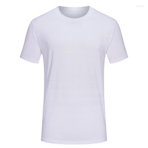 Heren t shirts mannelijke dagelijkse tops 2023 mode tees zomer eenvoudige kleding t-shirt solide kleur o-neck wit ademende sportshirt