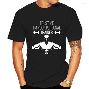 T-shirts pour hommes Homme Bas Prix Steampunk Fashion Trust Me Im Your Personal Trainer O-Neck Tees à manches courtes pour hommes
