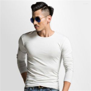 T-shirts pour hommes, vêtements de rue pour hommes, manches longues, col rond, mode Sport, vêtements de grande taille