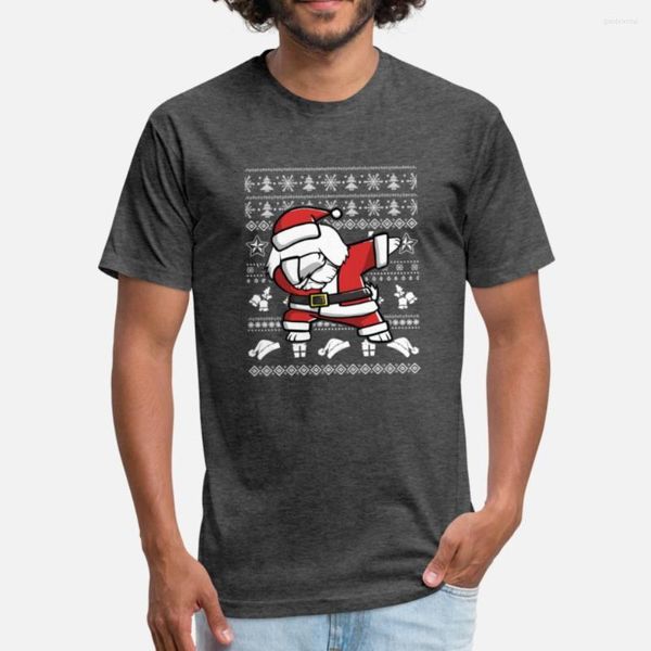 Camisetas para hombre Maltés Dab Dance divertido para diseñadores navideños camisa gráfica Funky Retro chándal personalizado