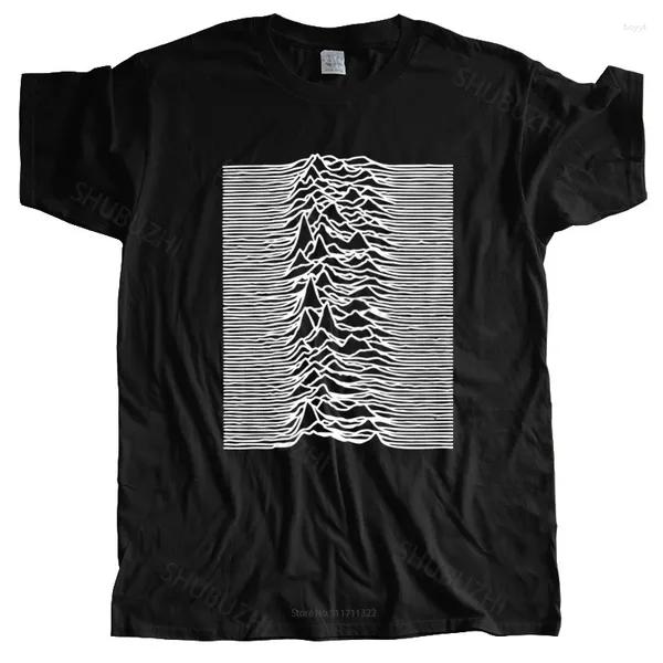 T-shirts pour hommes T-shirt à col ras du cou T-shirt JOY DIVISION PLAISIRS INCONNUS CHEMISE Factory Records Ian Curtis Affiche Vinyl Black Men Euro Taille