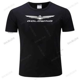 Camisetas para hombres Man Crew Teck Ts New informal Cool T Shirt Japan Motorcycles Goldwing Camiseta de ala dorada Camiseta Hot Sale Tamisas Unisex T240425