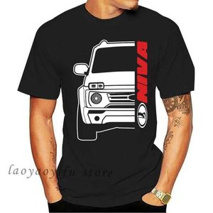 T-shirts masculins T-shirt mode lada Niva Bronto Car Auto Black T-shirt XS-4XL Male Summer Breatch Houstable Tops Tshirt oversize T240510