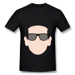 Camisetas para hombre Man Roy And Orbison Head Illustrationby JPRT T17 Case Everyday Casual Graphic T-shirt