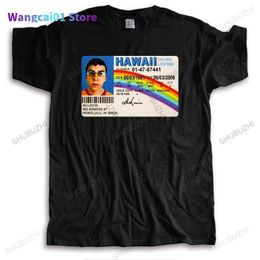 Camisetas de hombre Camiseta de cuello redondo de verano para hombre Camisetas de algodón de moda Tarjeta de identificación de Mclovin friki de superbad Camiseta de marca de algodón hawall para hombre tops 0301H23