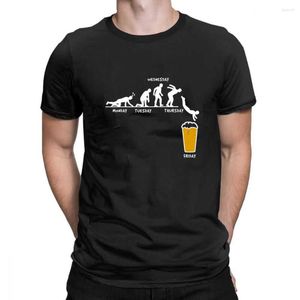 Heren t shirts man week ambacht bier mannelijk dronken tee alcohol drinkkleding grappige humor grafische korte mouw t-shirt streetwear