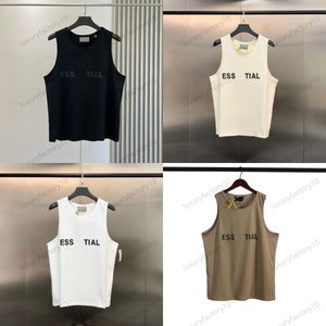 Men's T-Shirts man woman Tees t shirt summer round neck sleeveless outdoor pure letters print tops M-XXXL