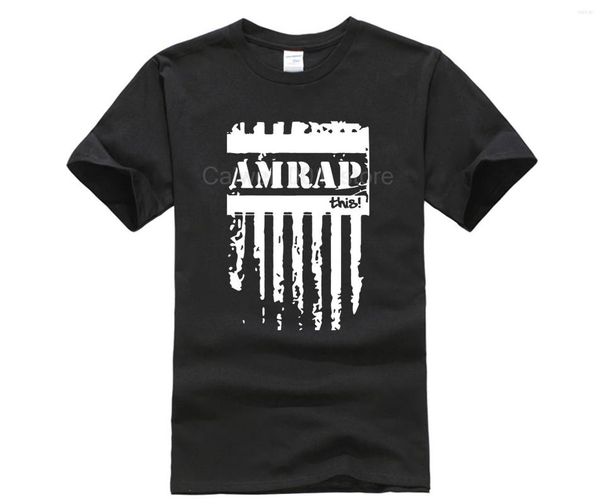 Camisetas para hombre Mans AMRAP Letter Printed 2023 Men S Summer Brand Clothing Hip Hop For Quality Fashion Camiseta de manga corta