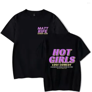 T-shirts pour hommes MaRife T-shirt Merch Girls Love Comedy Graphics Print Crewneck Unisex Trend Casual Short Sleeve TShirt Top