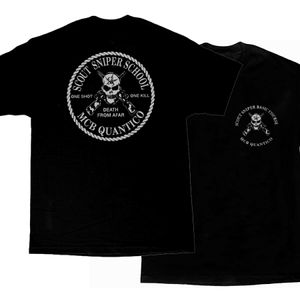 Heren T-shirts Marine Corps Scout Sniper School Quantico VA 1 T-shirt. Zomer Katoen Korte Mouw O-hals Heren T-shirt Nieuwe S-3XL J230602