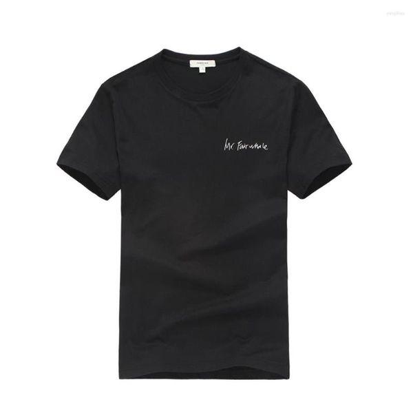 T-shirts pour hommes Mark Fairwhale 2023 Fashion Simple Imprimé Men T-shirt ONECK LETTER LOBE TSHIRT CAUSTAL TOPS 719201027518