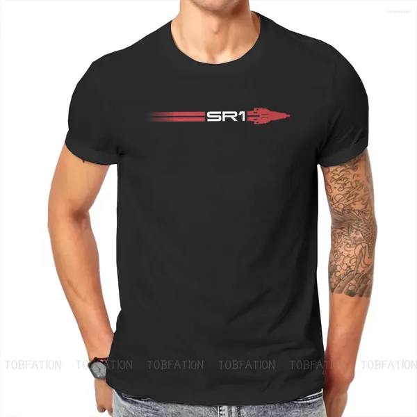 Camisetas para hombre, juego Mass Effect Simple SR1 ALT, camiseta ajustada, gráfico de llegada, ropa alternativa de verano para hombre, camisa Harajuku de algodón