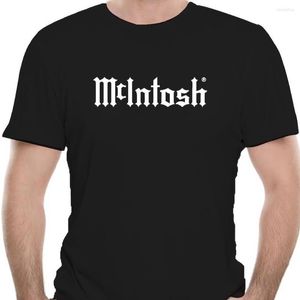 T-shirts pour hommes McIntosh Home Audio Logo T-shirt pour hommes Impression drôle Haut pour femme T-shirt décontracté O-cou T-shirts 0712R
