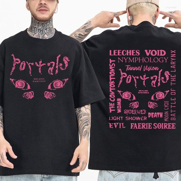 Camisetas masculinas Melanie Martinez homem mulher anos 90 Harajuku vintage camiseta hip hop