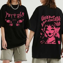 Men's T-Shirts Melanie Martinez Portals T-shirt Mens Fashion Y2K Role Play T-shirt Gift TopL2403