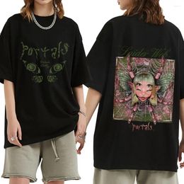 T-shirts pour hommes Melanie Martinez Portals Tour Shirt Hommes Femmes Coton Casual T-shirts à manches courtes surdimensionné Harajuku Couple esthétique