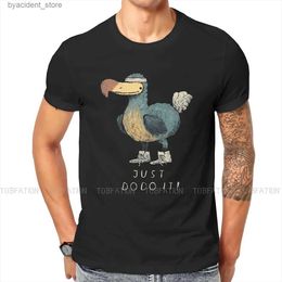 T-shirts pour hommes Meme Design T-shirts originaux Just Dodo It Print Mens T-shirt Vêtements drôles 6XL L240304