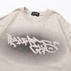T-shirts pour hommes T-shirt Hip Hop Streetwear Men's Hop Hop Streetwear Spray Impring Shirt Harajuku Cotton Coton à manches courtes Tshirt en vrac pour l'été