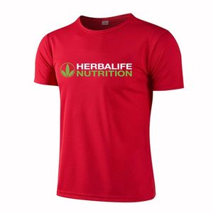 T-shirts pour hommes Hommes Running Herbalife Nutrition Séchage rapide Respirant Sport Fitness Gym Chemises Jersey SportsweaMen's