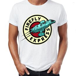 T-shirts pour hommes Chemise pour hommes Firefly Spaceship Serenity Express Artsy Tee