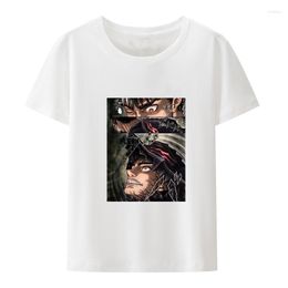 T-shirts pour hommes Hommes Berserk Guts Shirt Manga Swordsman Gatsu Sacrifice Zodd Anime Funny Short Sleeve O Neck Tee Hip Hop T-Shirt