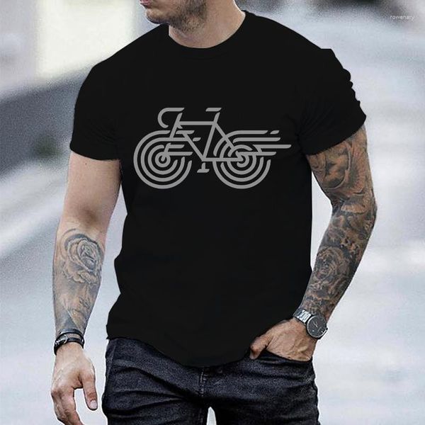 T-shirts pour hommes hommes marque T-shirts montagne vélo cyclisme impression chemise Teeshirt t-shirt à manches courtes hauts vélo incroyable été