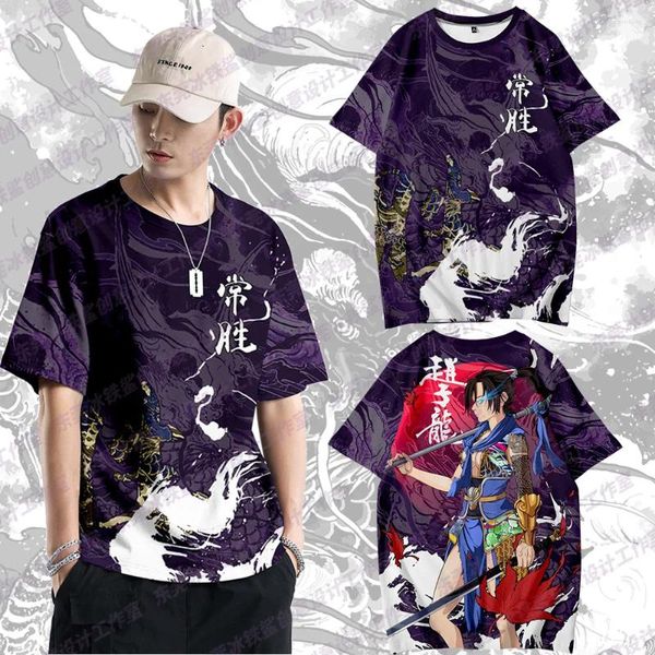 T-shirts pour hommes hommes Style chinois à manches courtes T-shirts mode haute qualité hauts col rond loisirs rétro