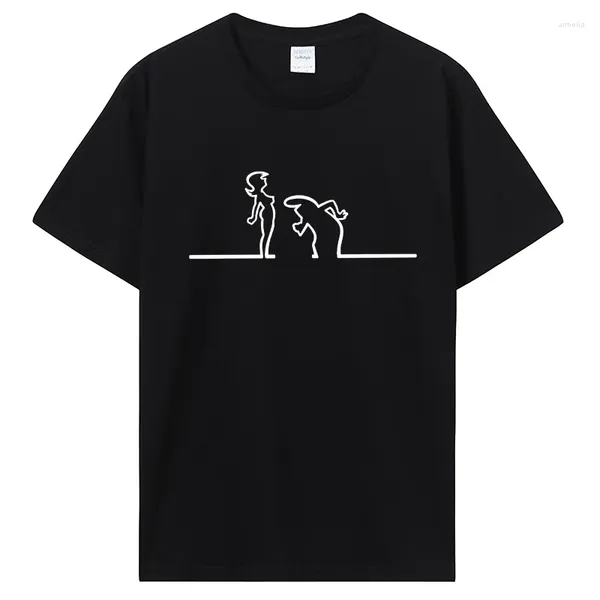 T-shirts pour hommes hommes vêtements ligne Osvaldo Cavandoli TV T-shirt été coton chemise drôle T-shirt Anime mâle cadeau t-shirts Streetwear