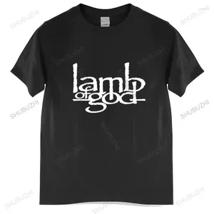 Camisetas para hombre, Camisa de algodón para hombre, camiseta de marca de verano, camiseta para hombre Xxxl Lamb Of God, camisetas, camisetas para hombre